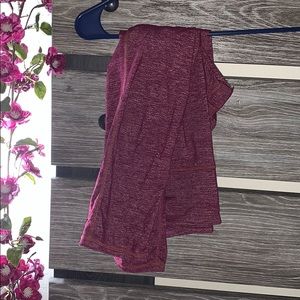 Maroon Athleta 7/8 leggings